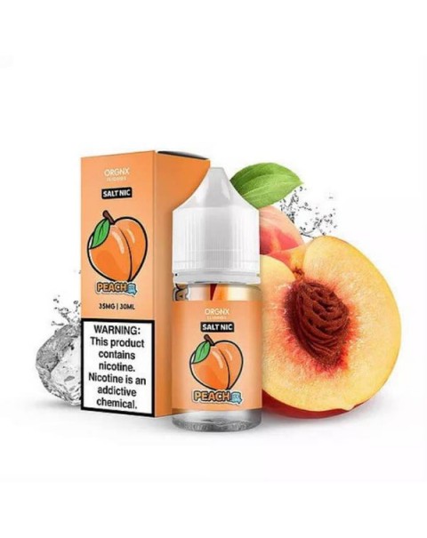Peach Ice by Orgnx Nicotine Salt E-Liquid