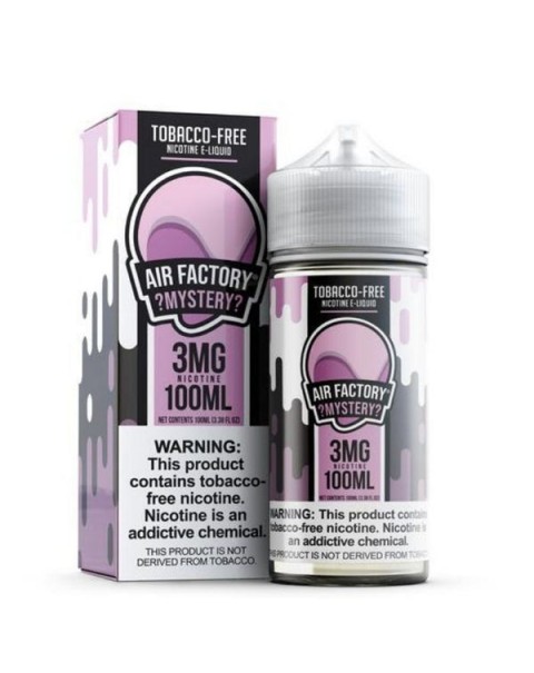Mystery Tobacco Free Nicotine Vape Juice by Air Factory