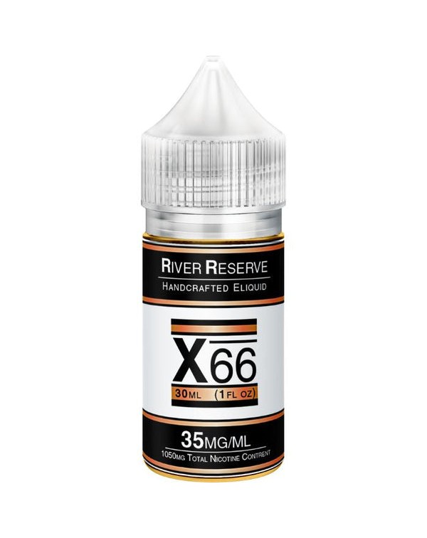 X-66 Tobacco Free Nicotine Salt Juice by River Res...