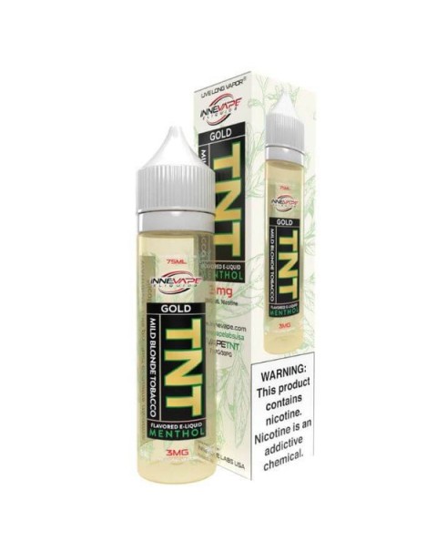 TNT Gold Menthol by Innevape E-Liquids