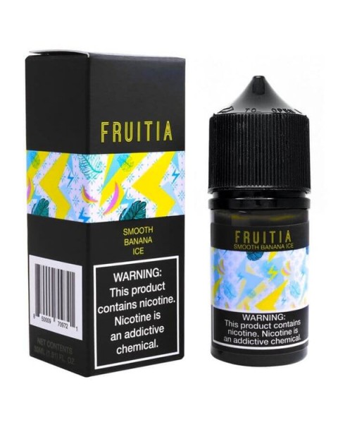 Banana Ice by Fruitia Nicotine Salt E-Liquids