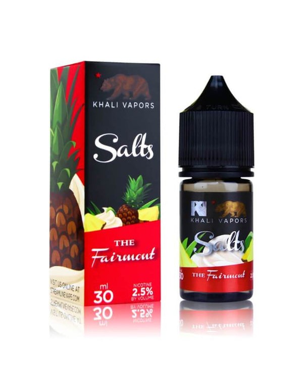 The Fairmont Nicotine Salt by Khali Vapors eJuice