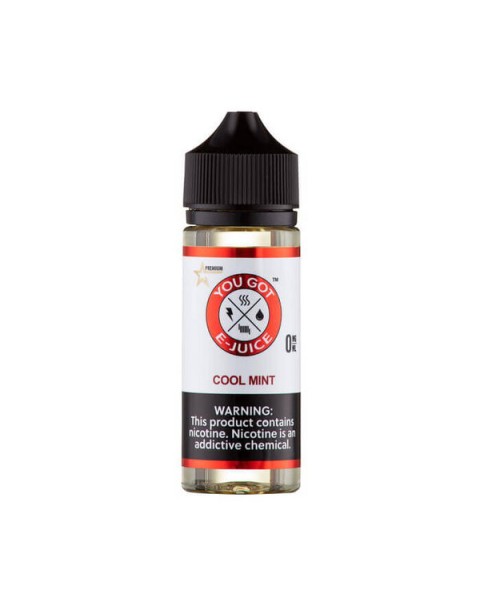 Cool Mint Synthetic Nicotine Vape Juice by You Got E-Juice