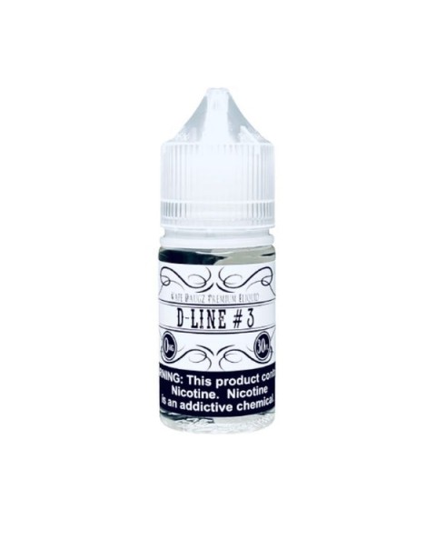 D-Line #3 Tobacco Free Nicotine Salt Juice by Vape Daugz