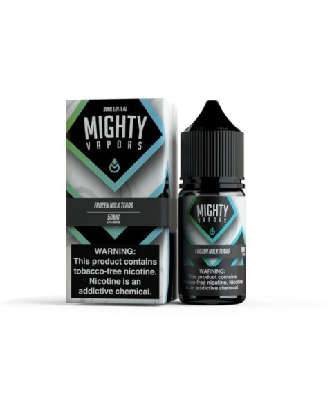 Frozen Hulk Tears Synthetic Nicotine Salt Juice by Mighty Vapors
