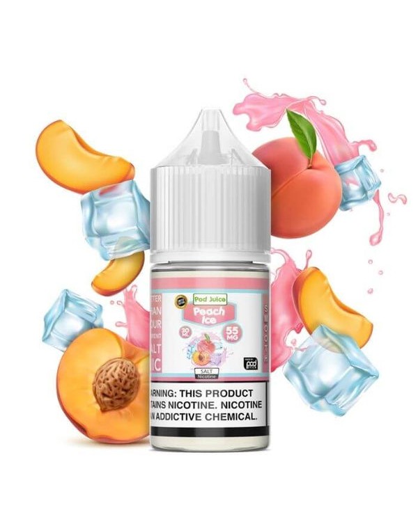 Peach Ice by Pod Juice Nicotine Salt E-Liquid