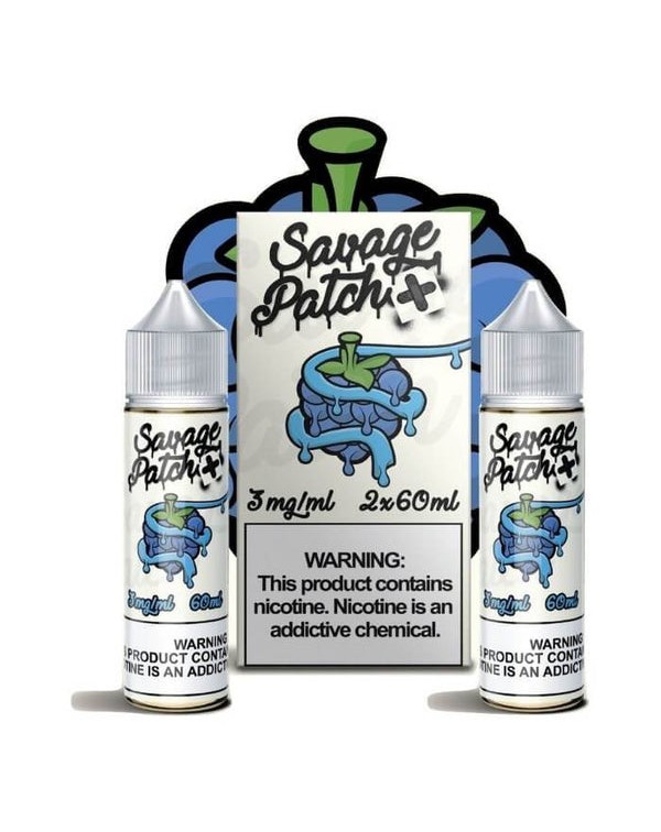 Blue Razz Patch by Savage Patch E-Liquid