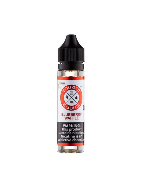 Blueberry Waffle Synthetic Nicotine Vape Juice by You Got E-Juice