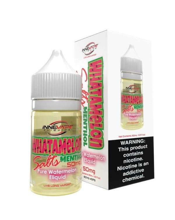 Whatamelon Menthol Nicotine Salt by Innevape E-Liq...