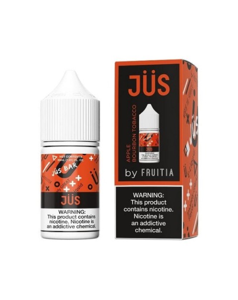 Apple Bourbon Tobacco Nicotine Salt Juice by JUS