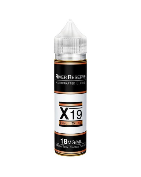 X-19 Tobacco Free Nicotine Vape Juice by River Reserve