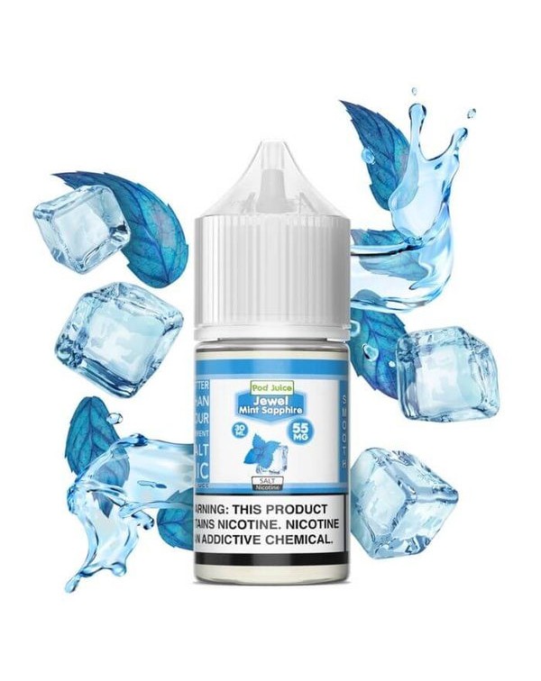 Jewel Mint Sapphire by Pod Juice Nicotine Salt E-L...