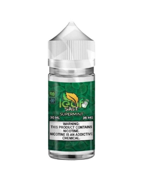 Supermint Nicotine Salt by Leaf eJuice