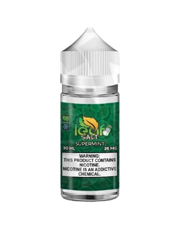 Supermint Nicotine Salt by Leaf eJuice