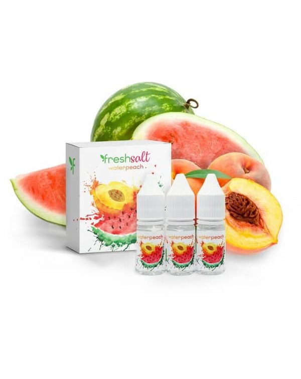 FreshFam Waterpeach Nicotine Salt by Public Bru E-...