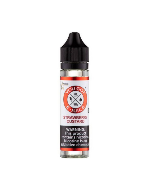Strawberry Custard Synthetic Nicotine Vape Juice by You Got E-Juice