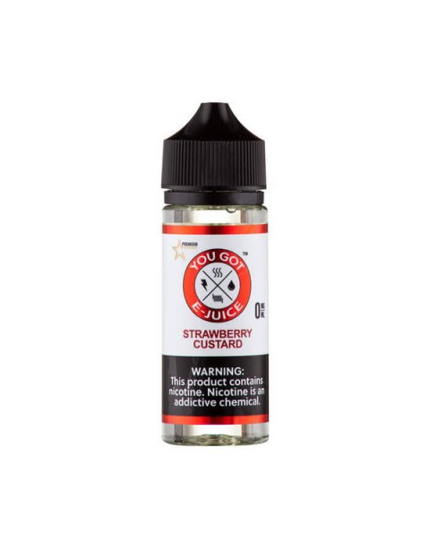 Strawberry Custard Synthetic Nicotine Vape Juice by You Got E-Juice