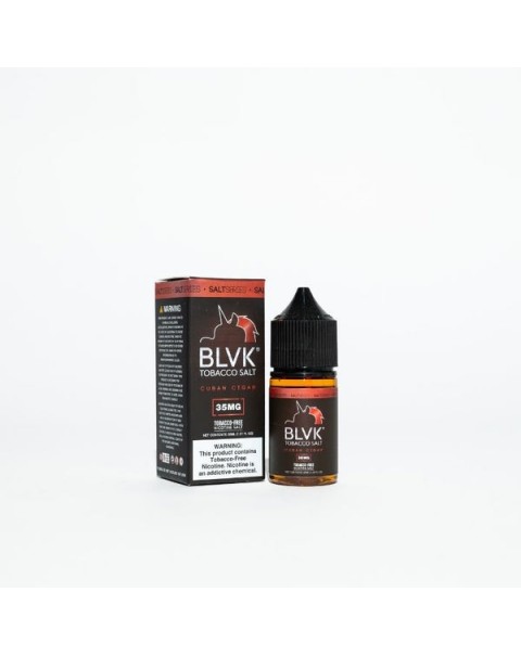 Cuban Cigar Tobacco Free Nicotine Salt Juice by BLVK Salt Series