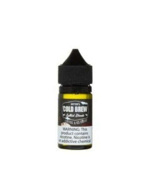 Coffee And Ice Cream Nicotine Salt Juice by Nitro's Cold Brew