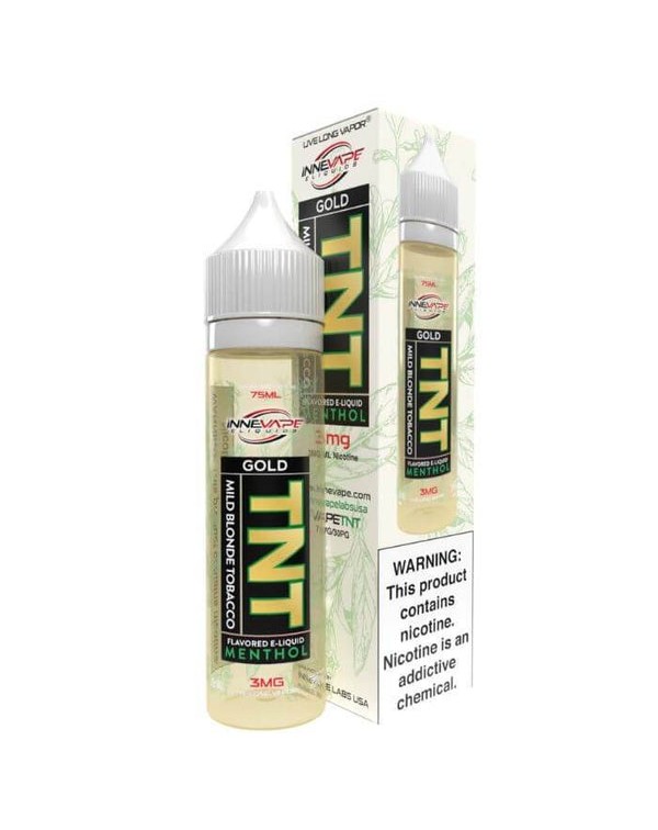 TNT Gold Menthol Synthetic Nicotine Vape Juice by ...