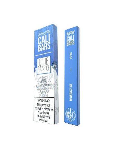 Cali Bars x Cali Grown Blue Razz Ice Disposable Device