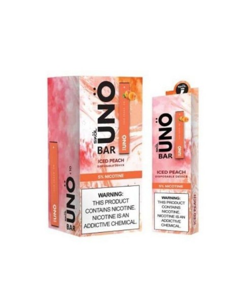 Uno Bar Iced Peach Disposable Device