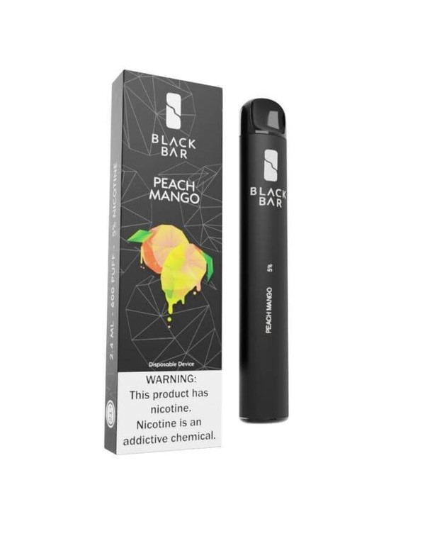 Black Bar Peach Mango Disposable Device