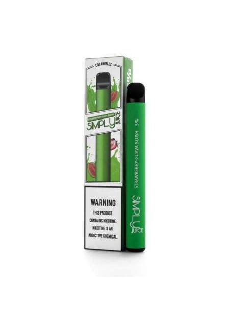 Strawberry Guava Slush Disposable Device by Simply Juice