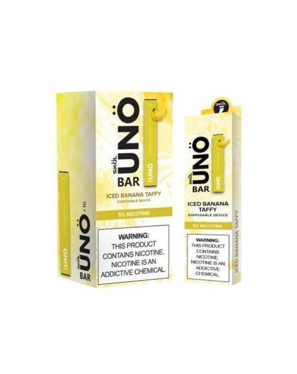 Uno Bar Iced Banana Taffy Disposable Device