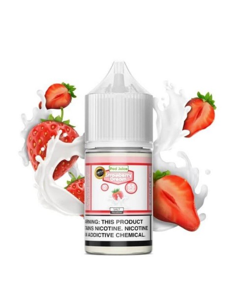 Strawberry Dream by Pod Juice Nicotine Salt E-Liquid
