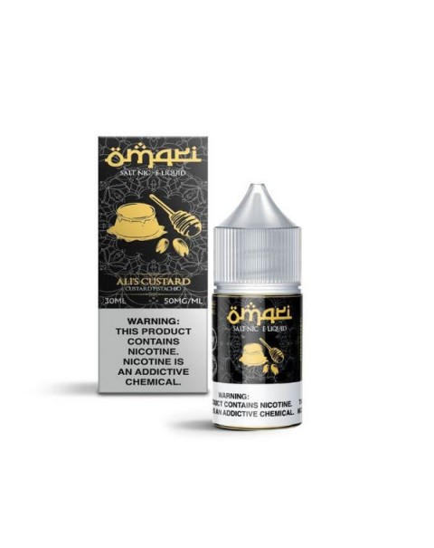 Ali's Custard Nicotine Salt by Omari E-Liquid