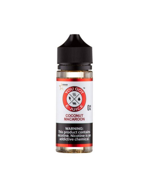 Coconut Macaroon Synthetic Nicotine Vape Juice by You Got E-Juice