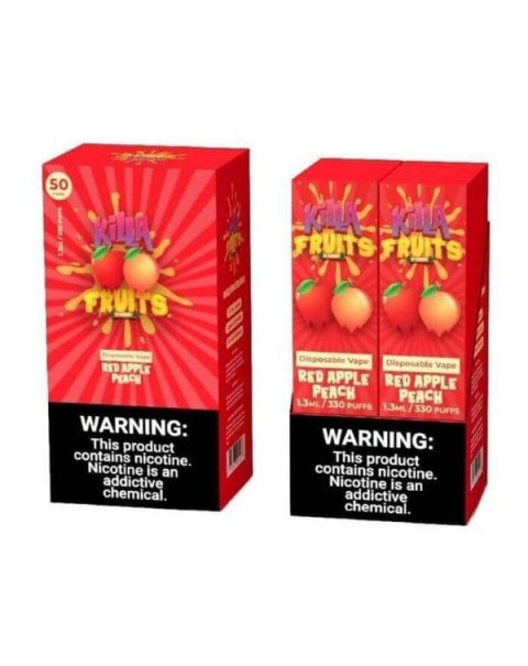 Killa Fruits Red Apple Peach Disposable Device