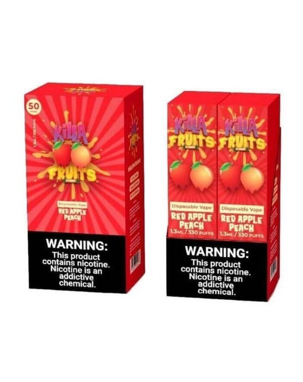 Killa Fruits Red Apple Peach Disposable Device