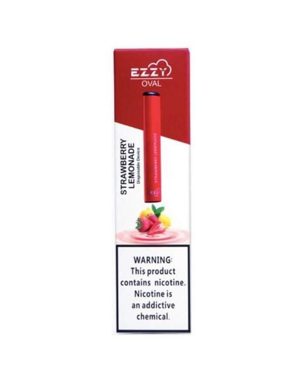 Ezzy Oval Strawberry Lemonade Disposable Device
