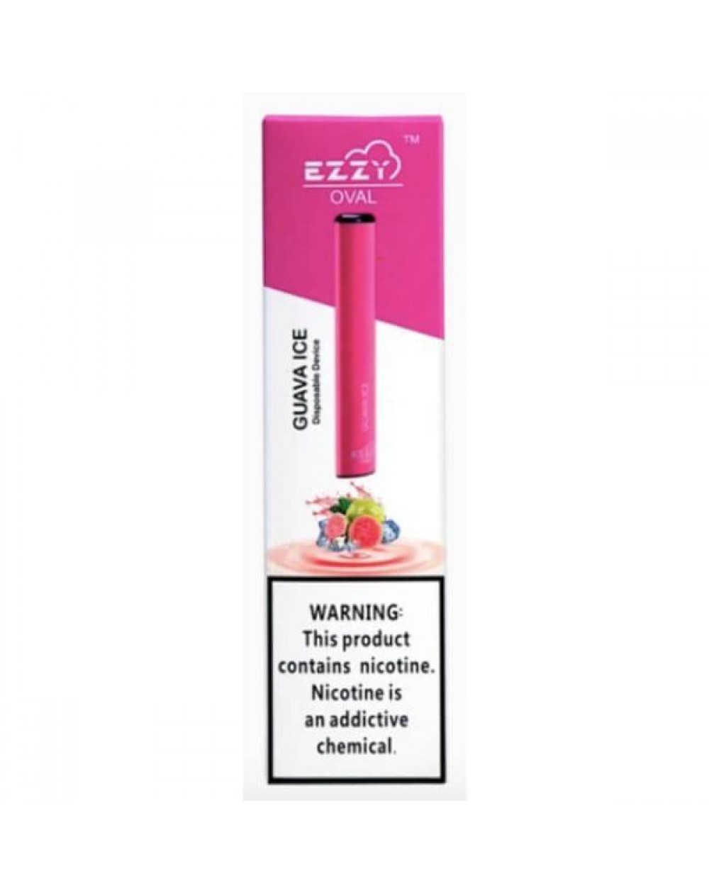 Ezzy Oval Guava Ice Disposable Device VapingeLiquid