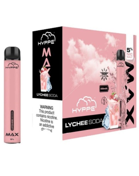 Hyppe Max Lychee Soda Disposable Device