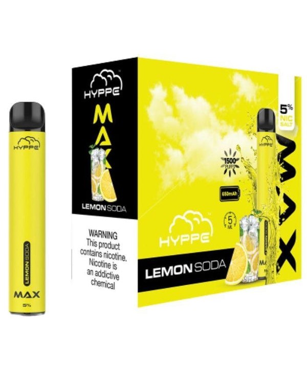 Hyppe Max Lemon Soda Disposable Device