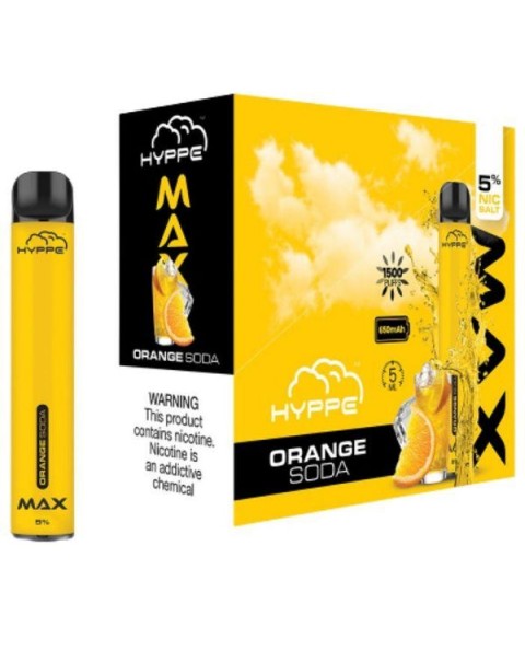 Hyppe Max Orange Soda Disposable Device