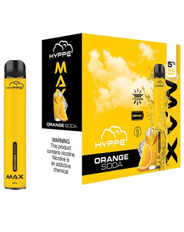 Hyppe Max Orange Soda Disposable Device