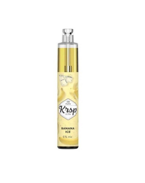 Banana Ice Disposable Device by KRSP Ultra 1500 Puffs