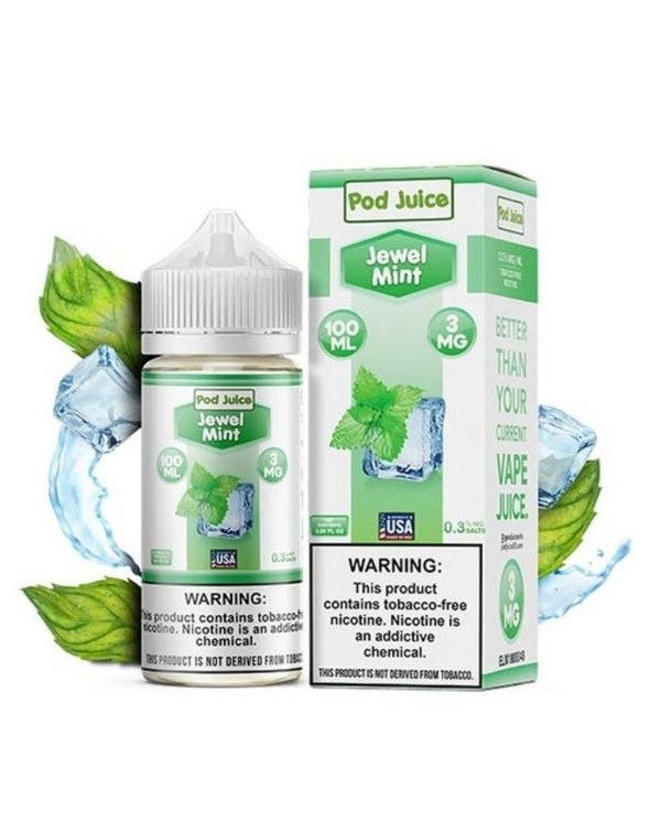 Jewel Mint Tobacco Free Nicotine Vape Juice by Pod...