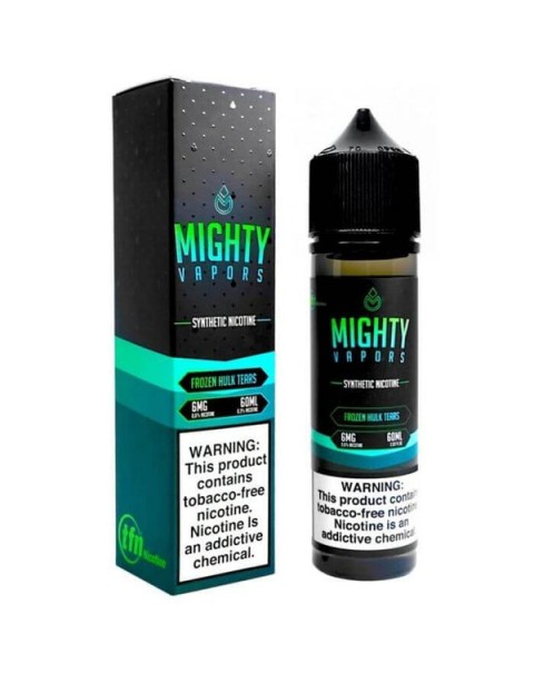 Frozen Hulk Tears Synthetic Nicotine Vape Juice by Mighty Vapors