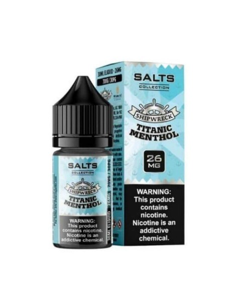 Shipwreck Titanic Tobacco Free Nicotine Salt Juice by VR (VapeRite) Labs Premium