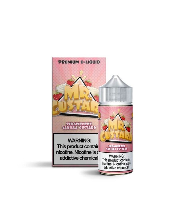 Strawberry Vanilla Custard by Mr. Custard E-Liquid...