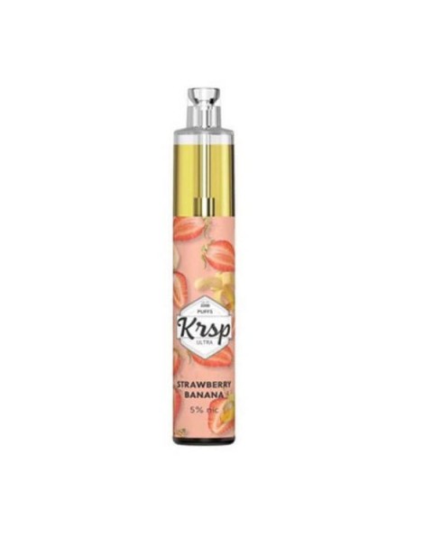 Strawberry Banana Disposable Device by KRSP Ultra 1500 Puffs