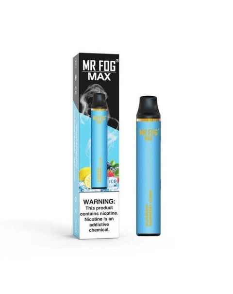 Blueberry Raspberry Lemon Disposable Device by Mr Fog Max