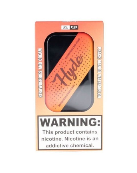 Strawberries and Cream and Peach Mango Watermelon Disposable Device by Hyde Duo Plus
