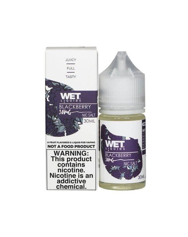 Blackberry Nicotine Salt by Wet Liquids E-Juice