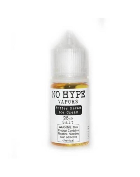Butter Pecan Ice Cream Nicotine Salt by No Hype Vapors E-Juice